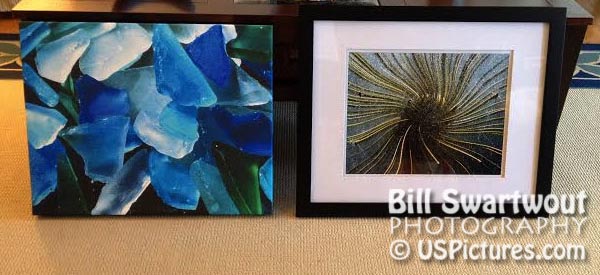 Abstract submissions strecthed canvas and matted-framed