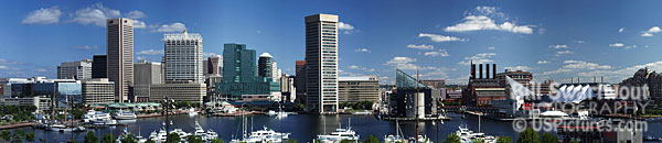 Baltimore Inner Harbor Panorama Picture