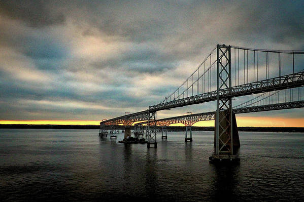 Chesapeake Bay Bridge at Twilight