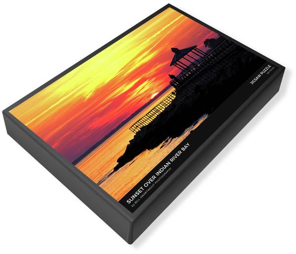 Indian River Bay Sunset Jigsaw Puzzle