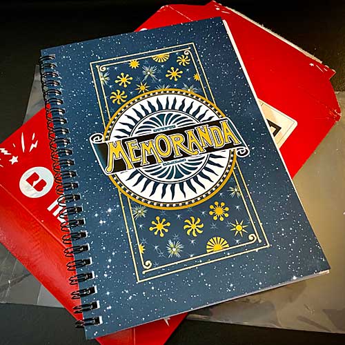 Victorian Starry Night Sky Memoranda Notebook by PenAndRose at redbubble