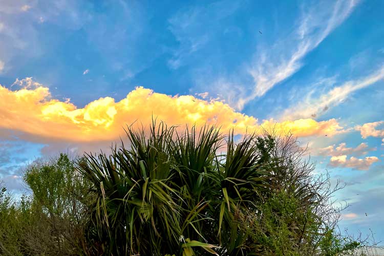 colorful cloud over atlantic ocean myrtle beach sc