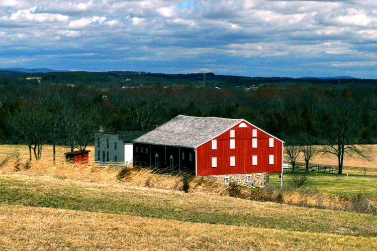 Red Barn outside of Gettysburg, Pennsylvania
