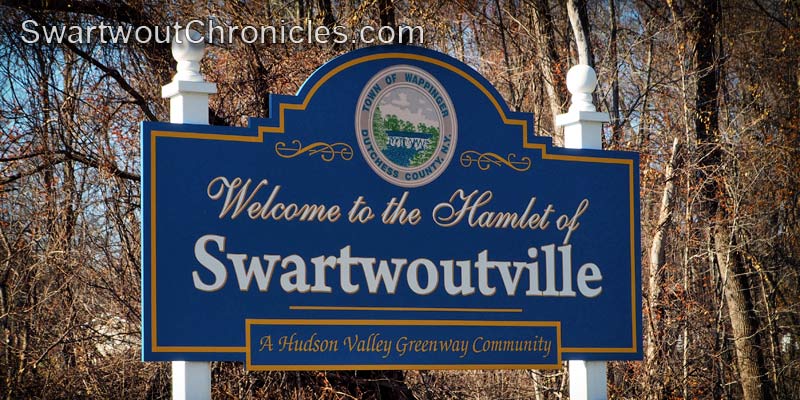 Sign at Swartwoutville, ny